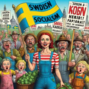 European farmers in Sweden Protest (1)